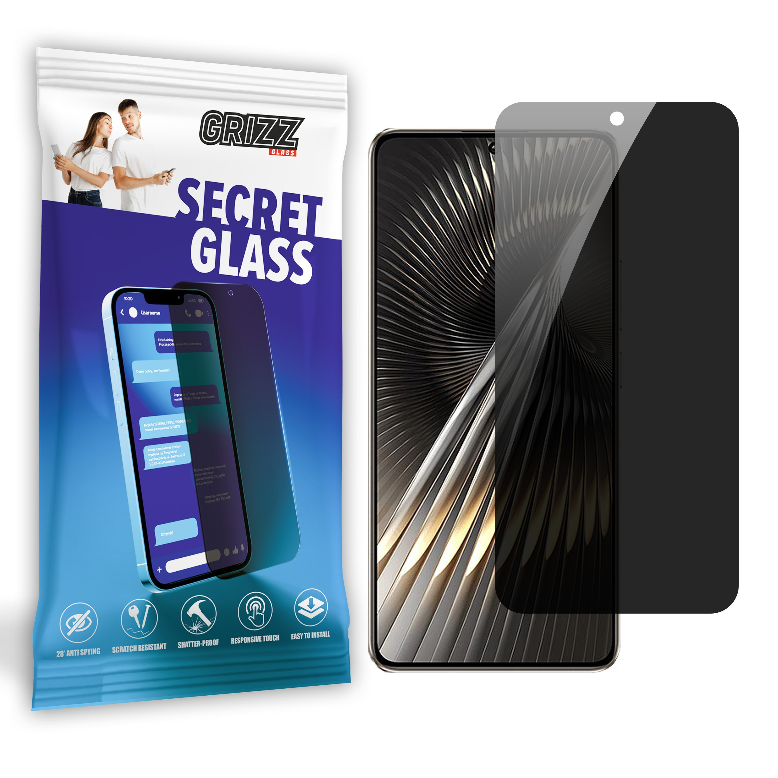 GrizzGlass SecretGlass Xiaomi Redmi Turbo 3