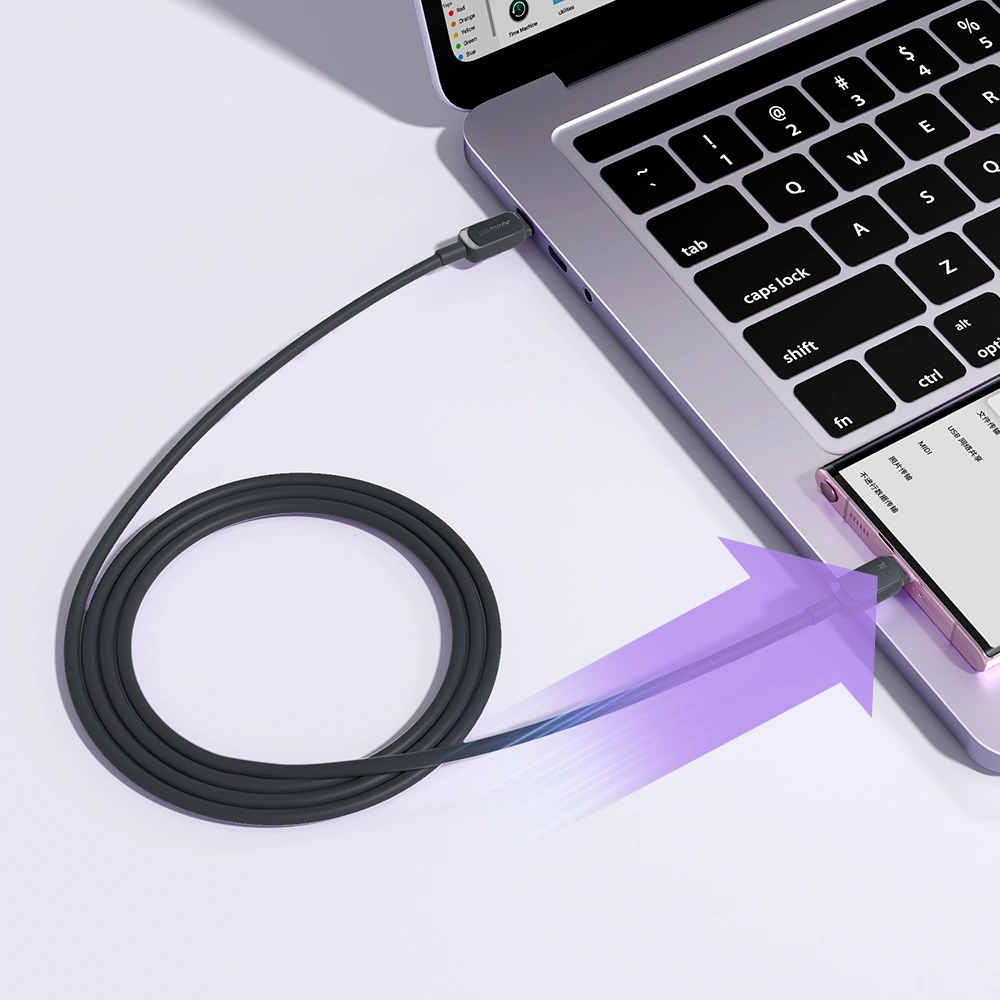 Joyroom Multi-Color Series A14 cable USB-C / USB-C 60W 1.2m black