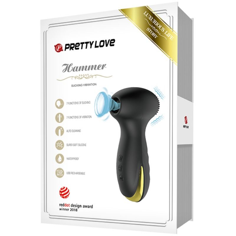 PRETTY LOVE SMART HAMMER SUCTION AND VIBRATION FUNCTION