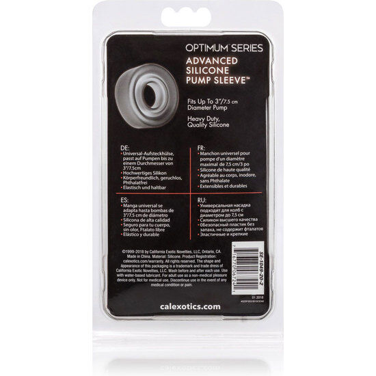 CALEX ADV SILICONE PUMP SLEEVE BLACK