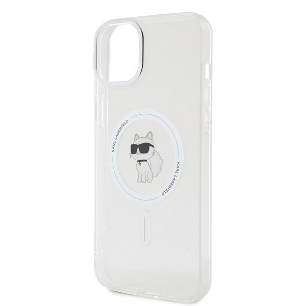 Karl Lagerfeld KLHMP15MHFCCNOT Apple iPhone 15 Plus / 14 Plus hardcase IML Choupette MagSafe transparent