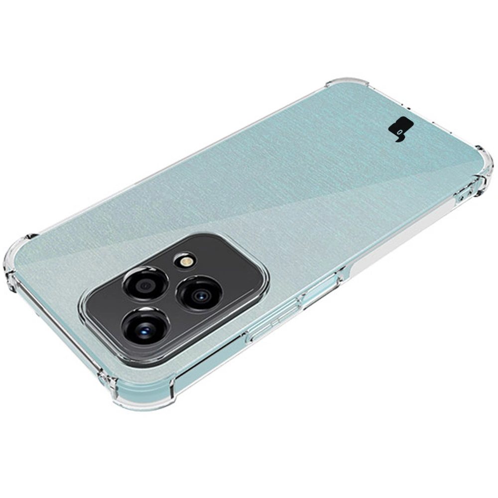 Bizon Case Clear Pack flexible case + 2x screen film Honor 200 Lite clear