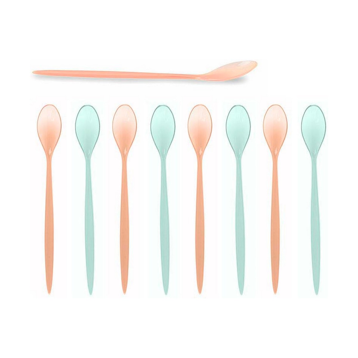 Set of Spoons Multicolour 8 Pieces (21,5 cm)