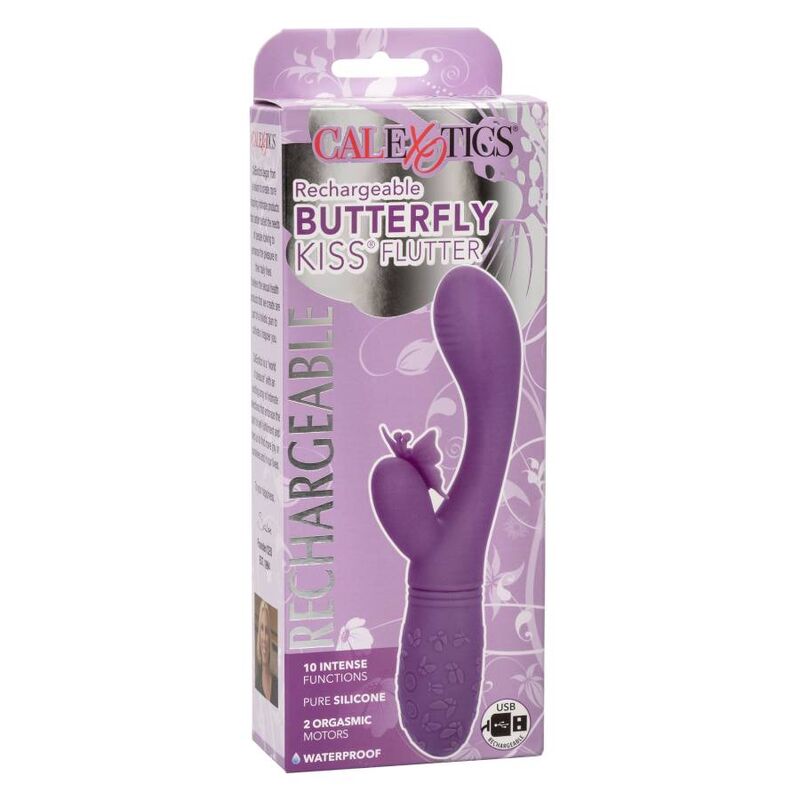CALIFORNIA EXOTICS BUTTERFLY KISS FLUTTER VIOLET
