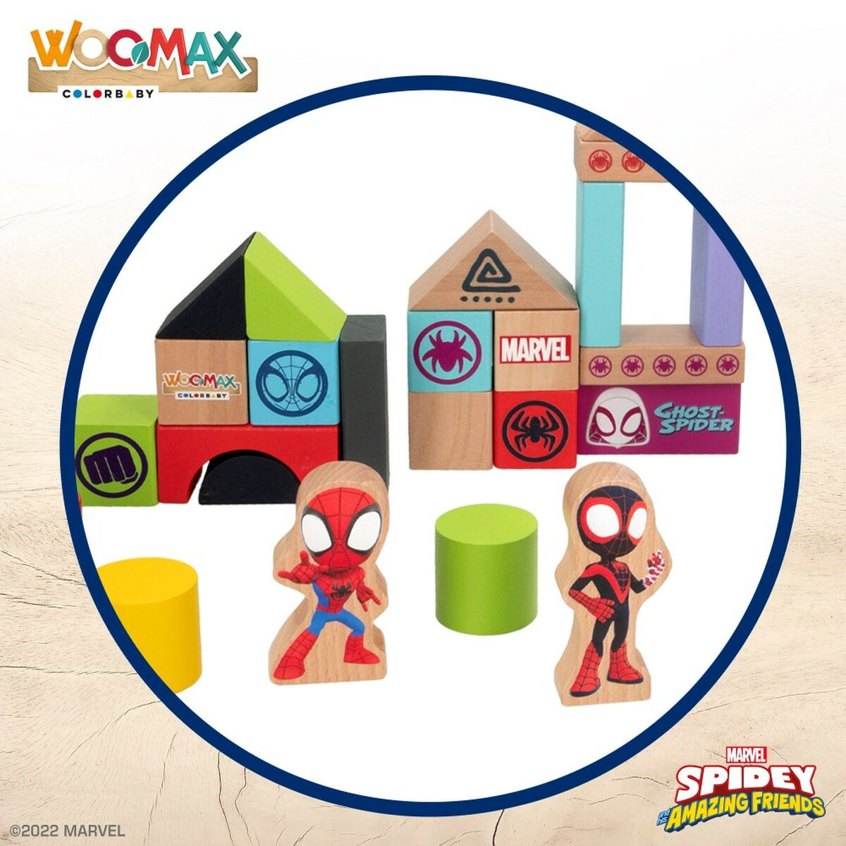 Playset Spidey Amazing Friends 8 x 9,5 x 1,5 cm 50 Stücke 4 Stück