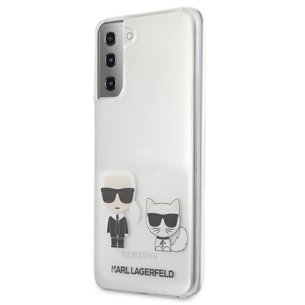 Karl Lagerfeld KLHCS21MCKTR Samsung Galaxy S21+ Plus hardcase Transparent Karl & Choupette