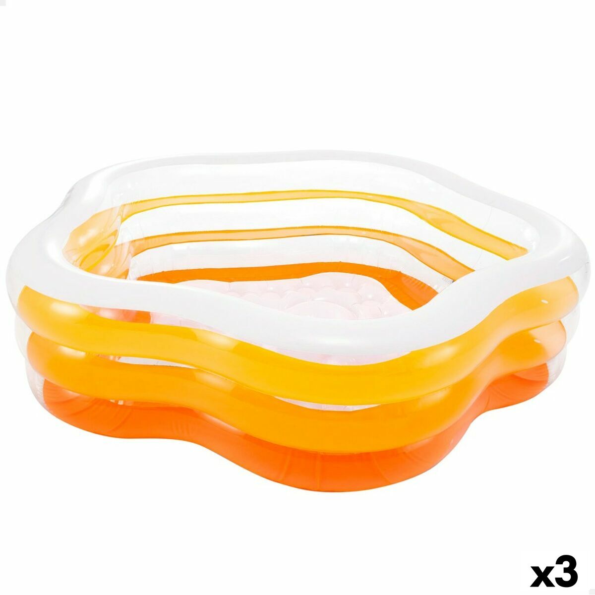 Inflatable Paddling Pool for Children Intex 185 x 53 x 180 cm 460 L (3 Units)