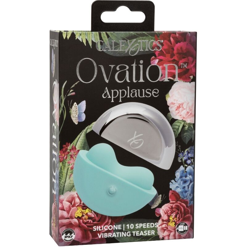 CALIFORNIA EXOTICS - OVATION APPLAUSE STIMULATOR AQUA GREEN CALIFORNIA EXOTICS - OVATION APPLAUSE STIMULATOR AQUA GREEN