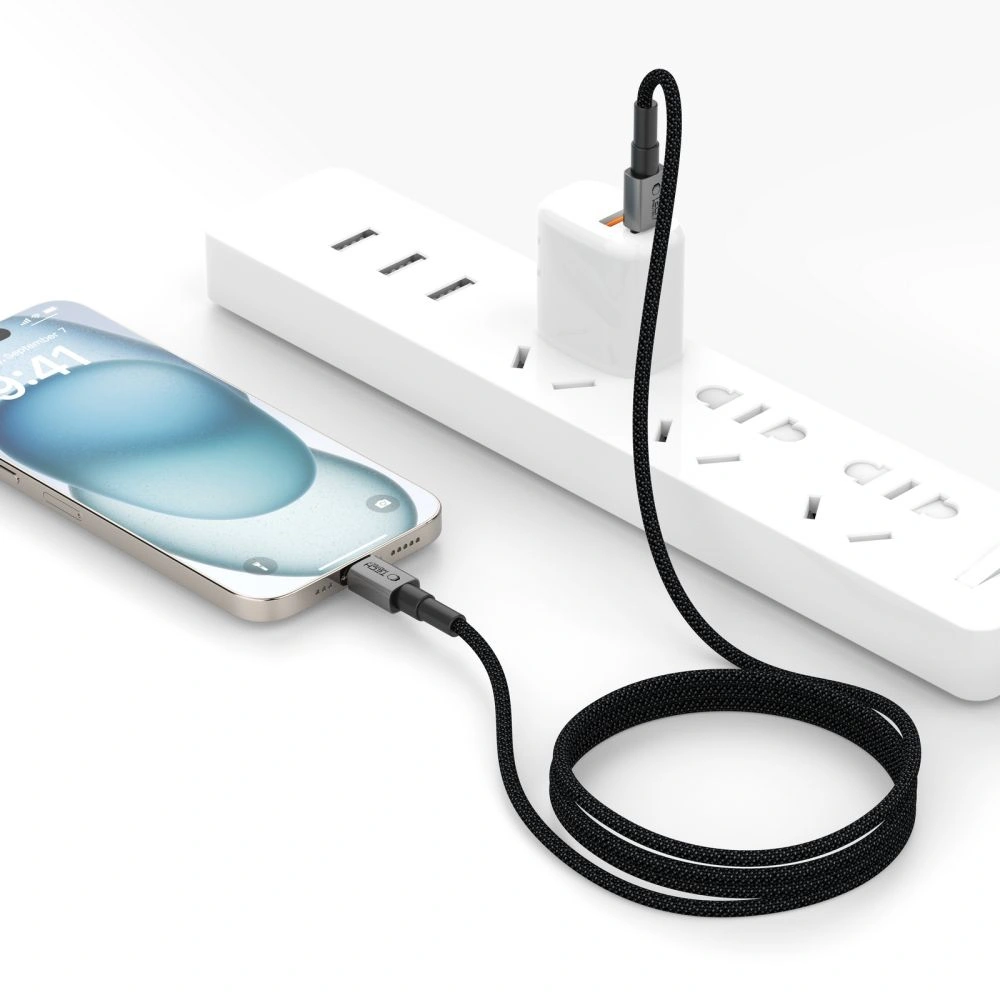 Tech-Protect Ultraboost DNA USB-C / Lightning Cable PD 27W / 3A 25cm Iron Grey