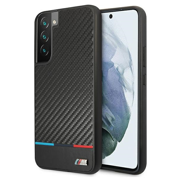 BMW BMHCS22MPUCARTCBK Samsung Galaxy S22+ Plus black M Collection Triangles