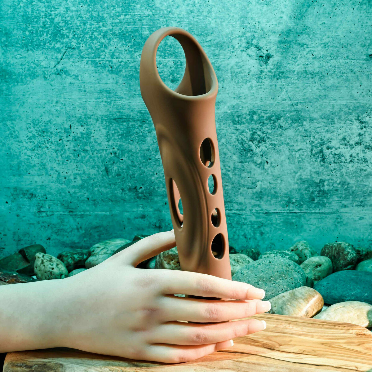 Penis cover Zero Tolerance Brown Ø 4,1 cm Penis cover Zero Tolerance Brown Ø 4,1 cm