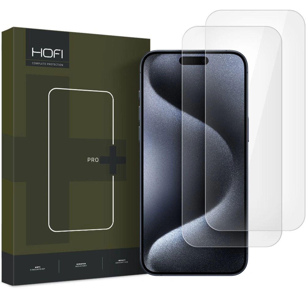Tempered Glass Hofi Glass Pro+ Apple iPhone 16 Pro Max Clear [2 PACK]