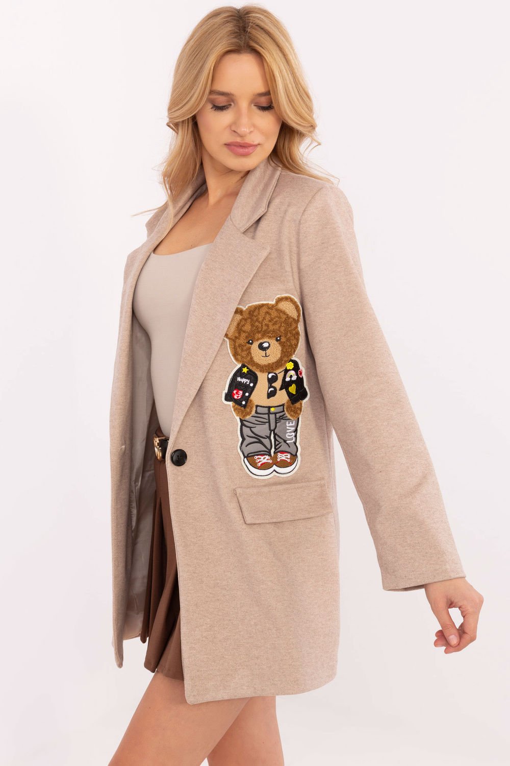  Jacket model 204977 Italy Moda  beige