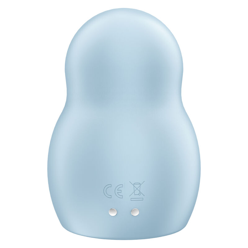 SATISFYER PRO TO GO 1 DOUBLE AIR PULSE STIMULATOR & VIBRATOR - BLUE
