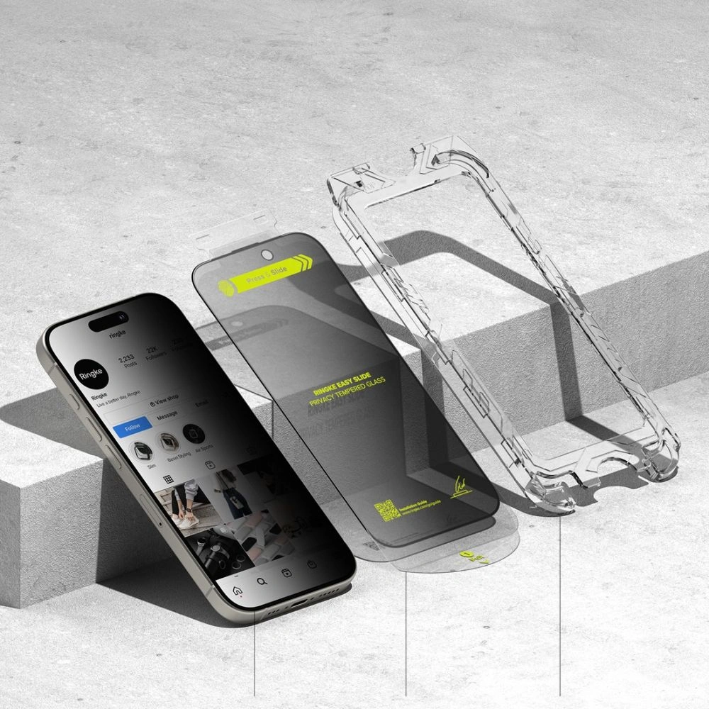 Ringke Easy Slide Apple iPhone 16 Pro Privacy [2 PACK]