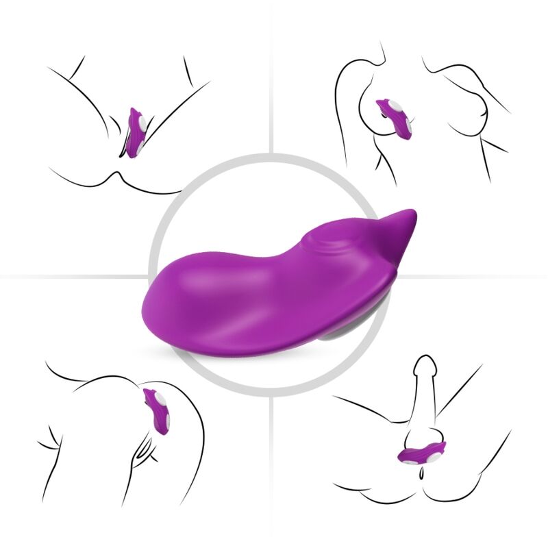 ARMONY - BUTTERFLY WEARABLE PANTIES VIBRATOR REMOTE CONTROL PURPLE