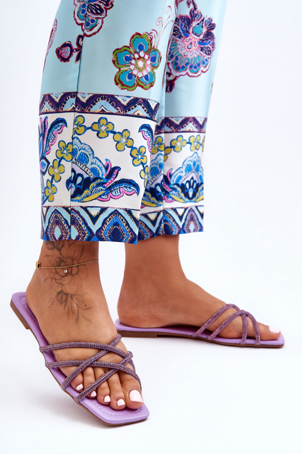  Flip-flops model 183619 Step in style  violet