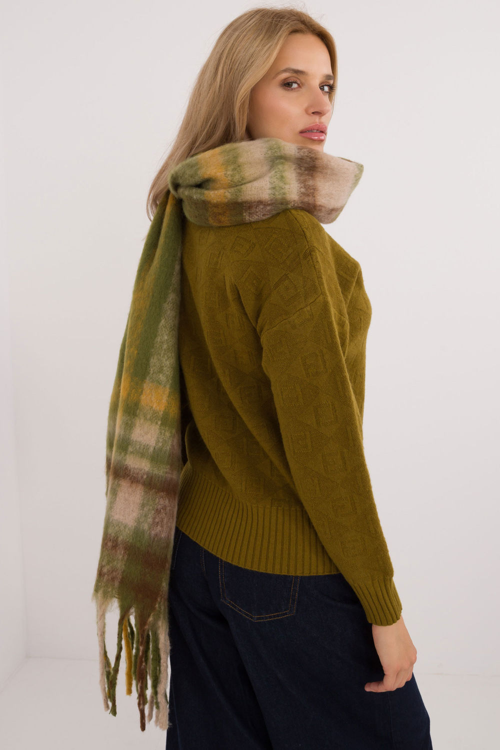  Shawl model 200281 AT  green