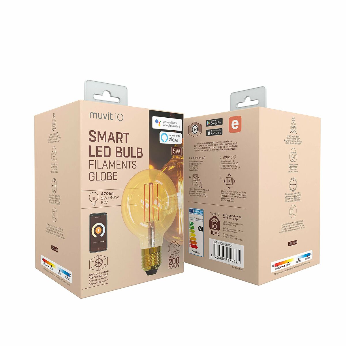 Smart Light bulb Muvit MIOBULB012
