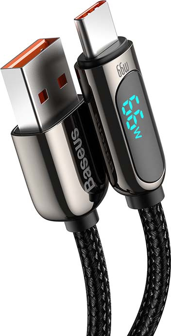 Baseus Display Cable USB to Type-C, 66W, 1m (black)
