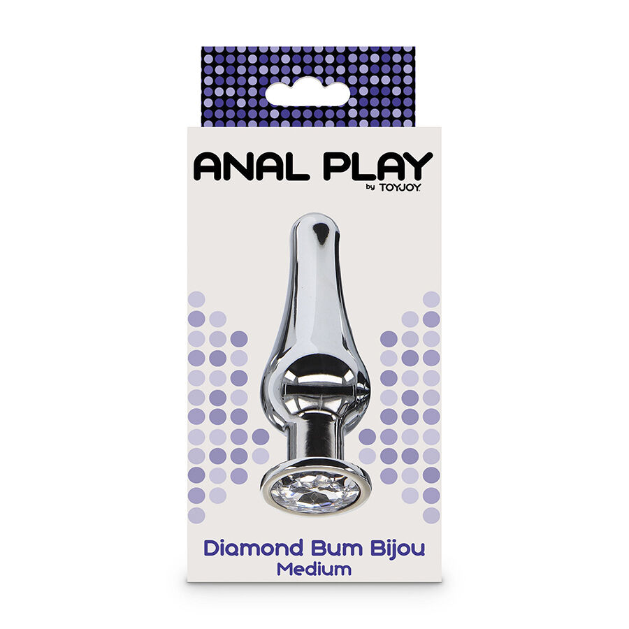 TOYJOY - ANAL PLAY DIAMOND BUM BIJOU MEDIUM ANAL PLUG
