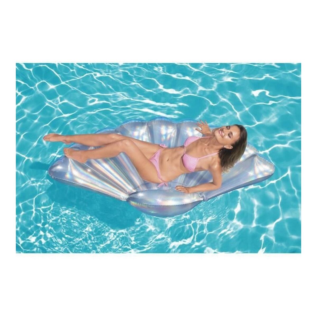 Air mattress Bestway Shell 180 X 112 cm Iridescent