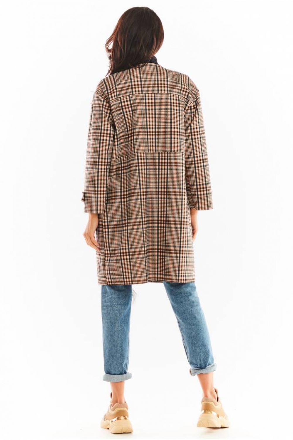 Coat model 148982 awama brown Ladies