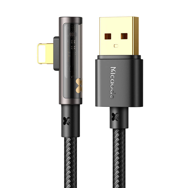 Mcdodo Prism CA-3511 USB-A/Lightning Angle Cable, 1.8m (black)