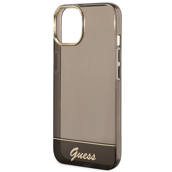 Guess GUHCP14MHGCOK Apple iPhone 14 Plus black hardcase Translucent