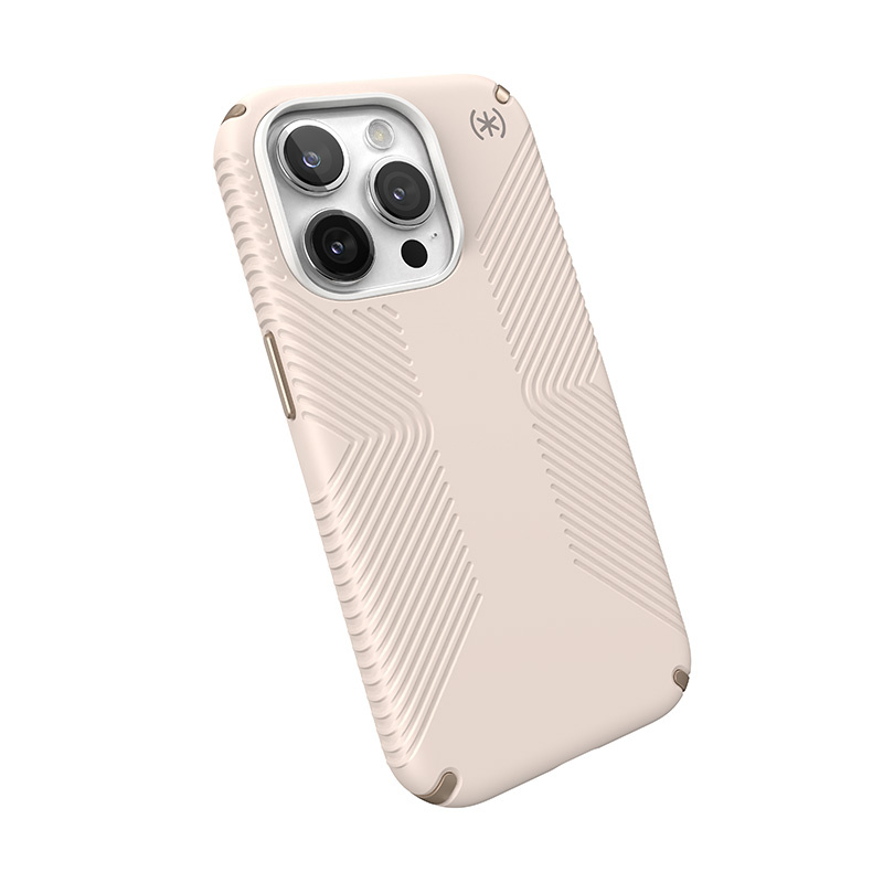 Speck Presidio2 Grip Apple iPhone 15 Pro (Bleached Bone/Heirloom Gold/Hazel Brown)