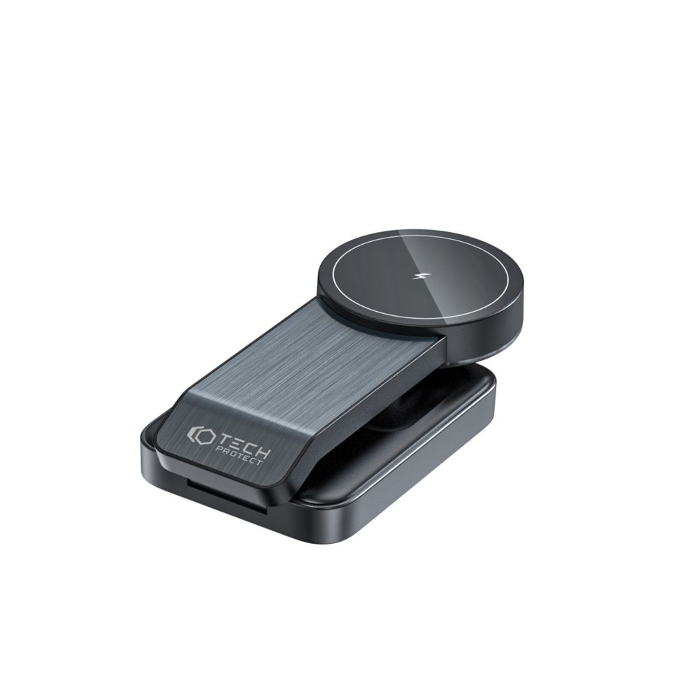 Tech-protect Qi15W-A28 3in1 Magnetic Wireless Charger MagSafe Black