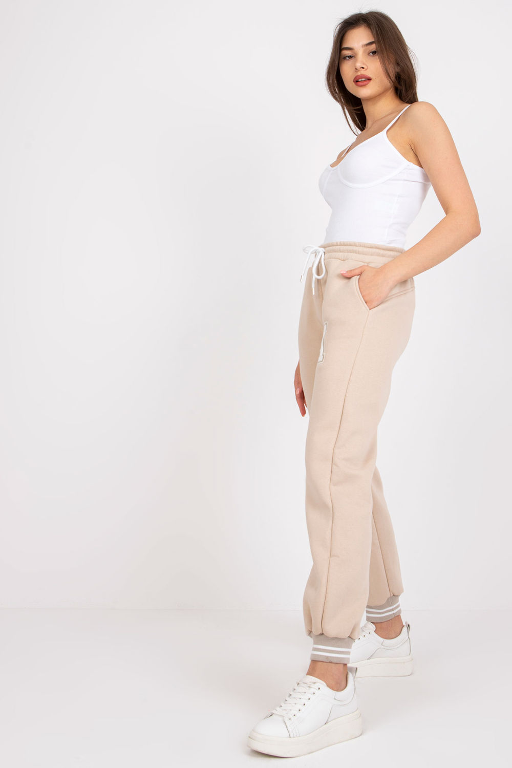  Tracksuit trousers model 166630 Ex Moda  beige