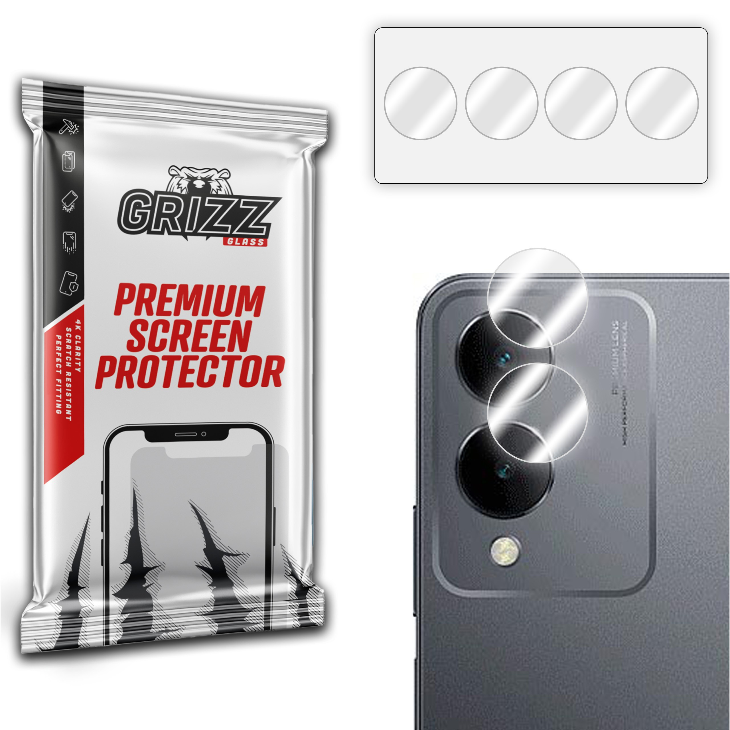 GrizzGlass HybridGlass Camera Vivo G2