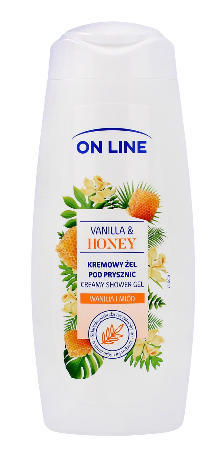 On Line Kremowy Żel pod prysznic Vanilla&Honey (Wanilia i Miód) 400ml