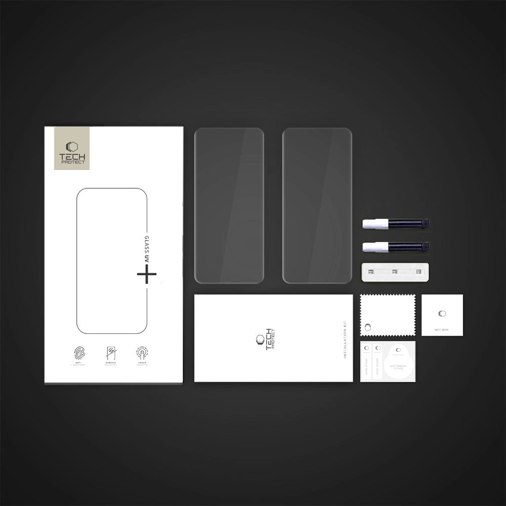 Szkło hartowane Tech-Protect Glass UV+ Motorola Edge 60 Fusion Clear [2 PACK]