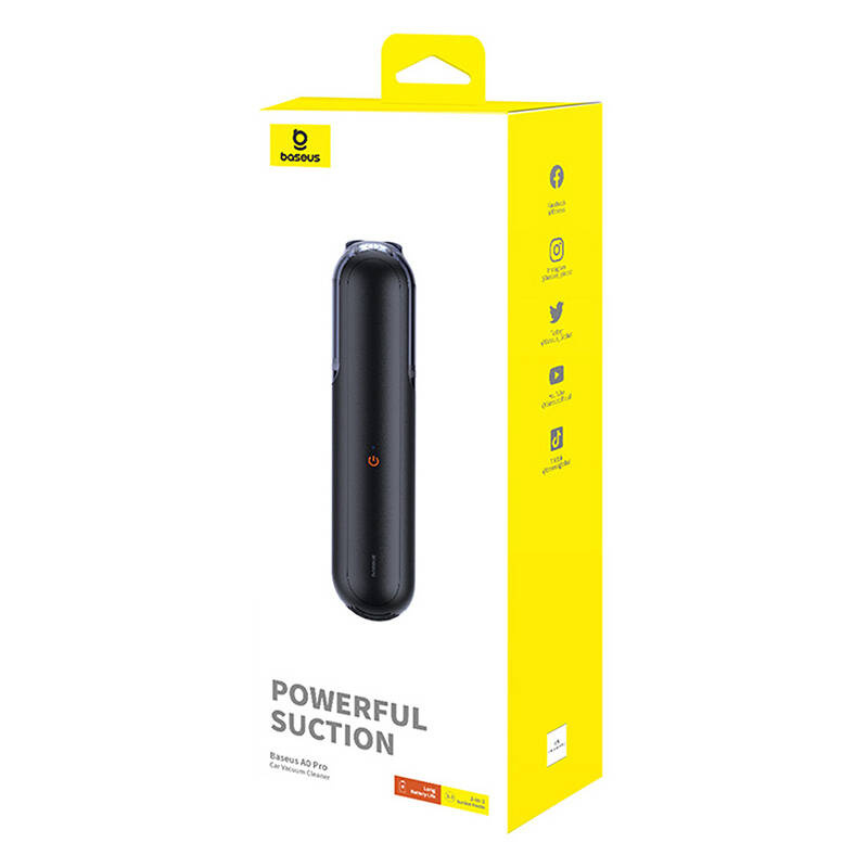 Baseus A0 Pro wireless car hoover black