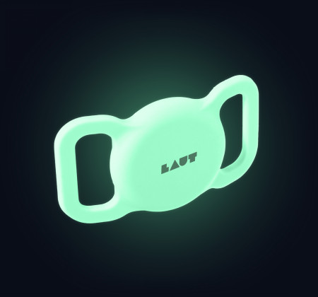Etui Laut Pet Tag do Apple AirTag (green glow)