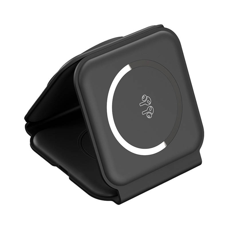 Choetech T588-F Magnetic Wireless Charger 3w1 15W (black)