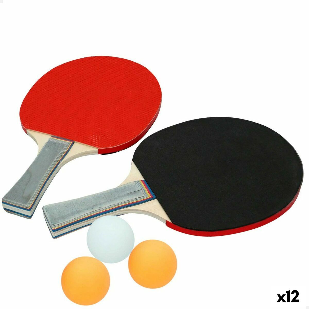 Ping Pong Set Aktive 14,5 x 25 x 0,9 cm (12 Units)