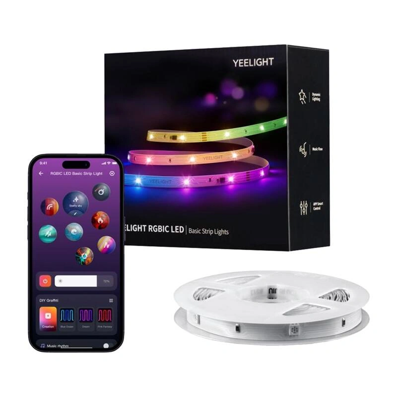 Yeelight Led Basic Strip Lights LED RGBIC 6m