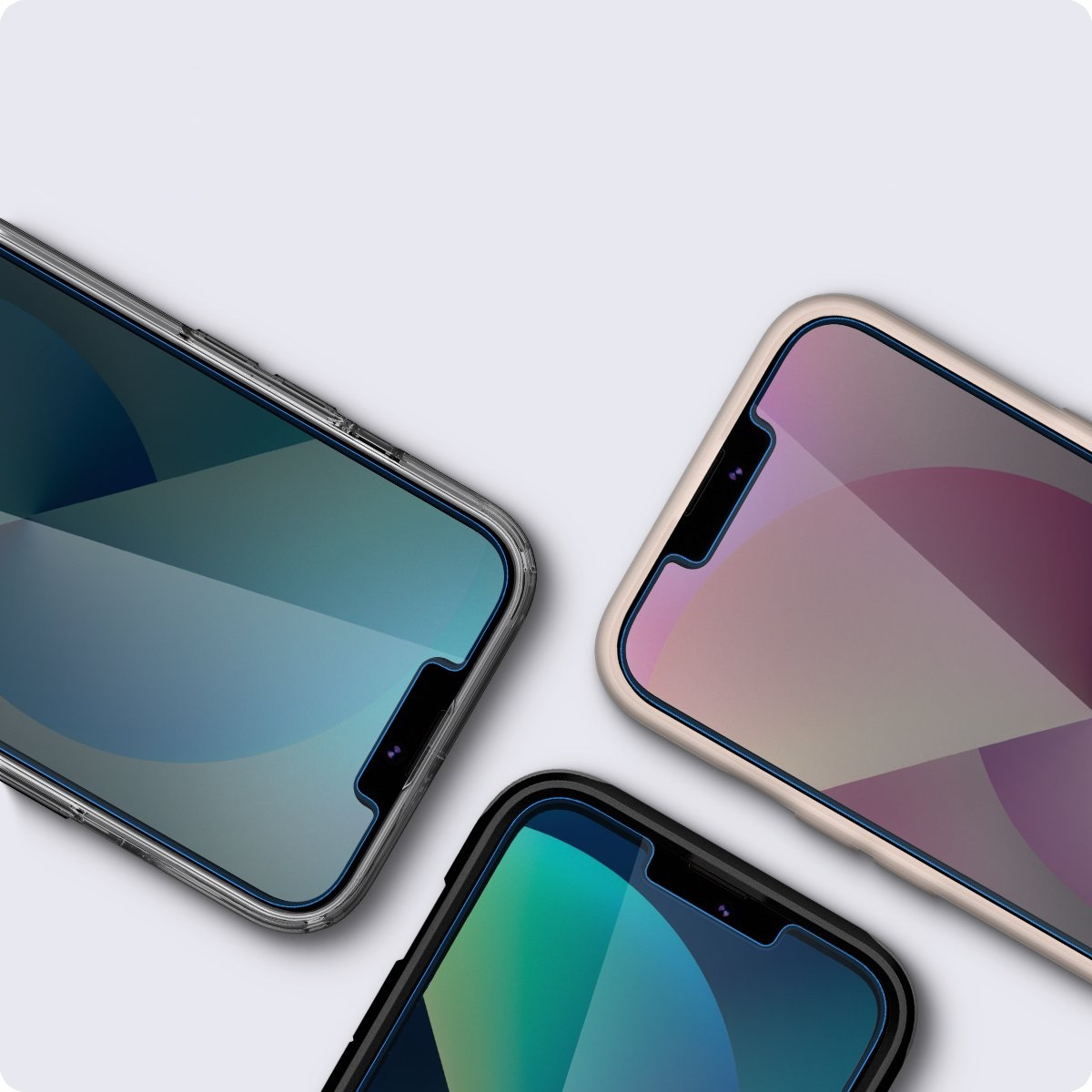 Spigen GLAS.tR ez Fit Apple iPhone 14/13/13 Pro [2 PACK]