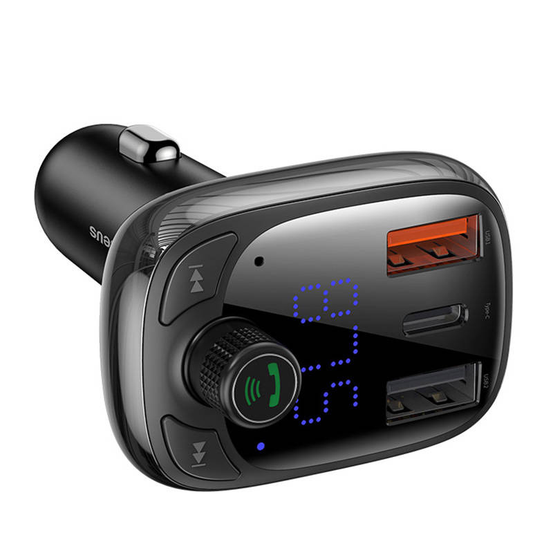 Baseus Car Transmitter Bluetooth MP3 S-13 (black)