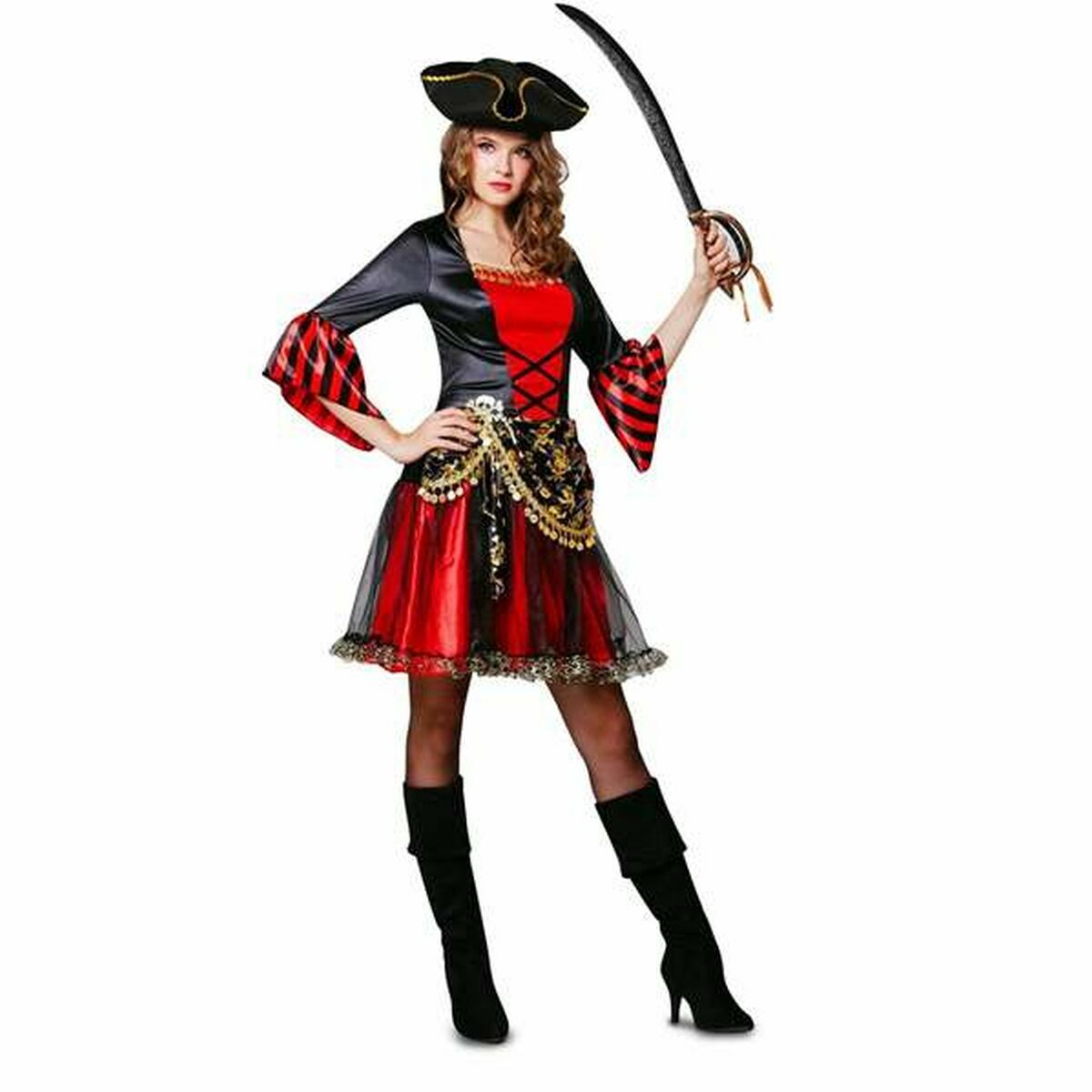 Costume for Adults My Other Me Pirate Red