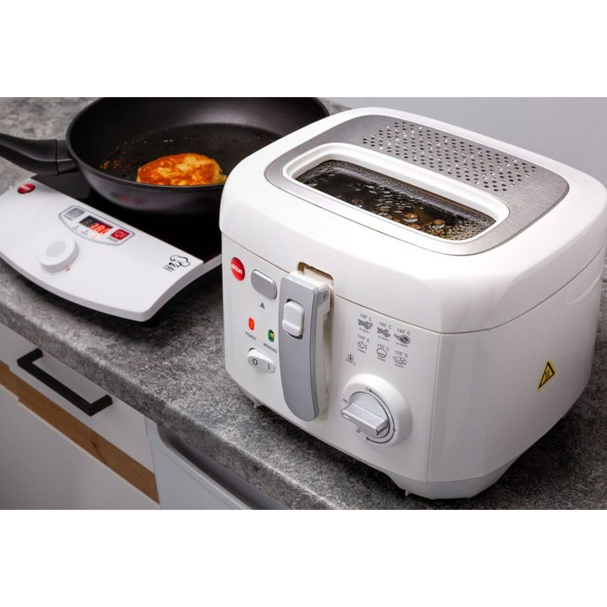 No-Oil Fryer Eldom FREET White Grey 1800 W 1 L 2,5 L No-Oil Fryer Eldom FREET White Grey 1800 W 1 L 2,5 L