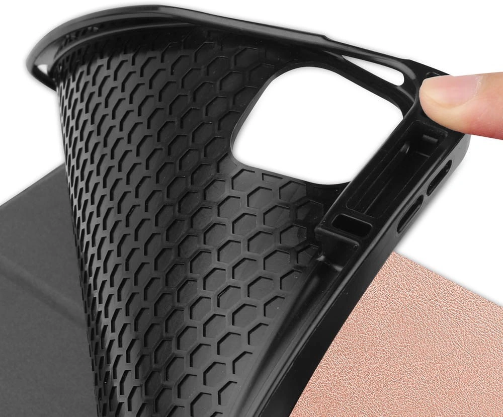 Bizon Case Tab Lizard Apple iPad Pro 12.9 2022/2021/2020/2018 rose gold
