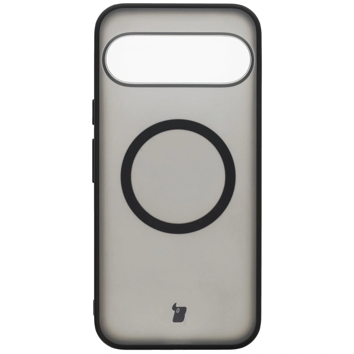 Etui z pierścieniem magnetycznym Bizon Case MatteO do Pixel 10 Pro XL przydymione-czarne