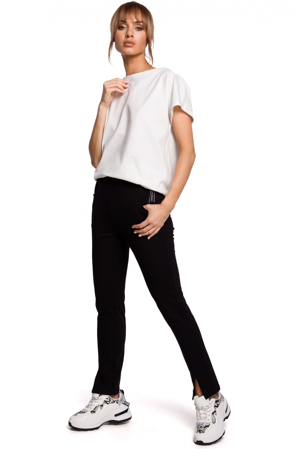 Lange Hose model 142268 Moe schwarz Damen