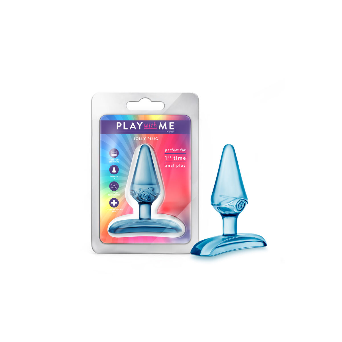 Anal plug Blush Play with me Blue Anal plug Blush Play with me Blue