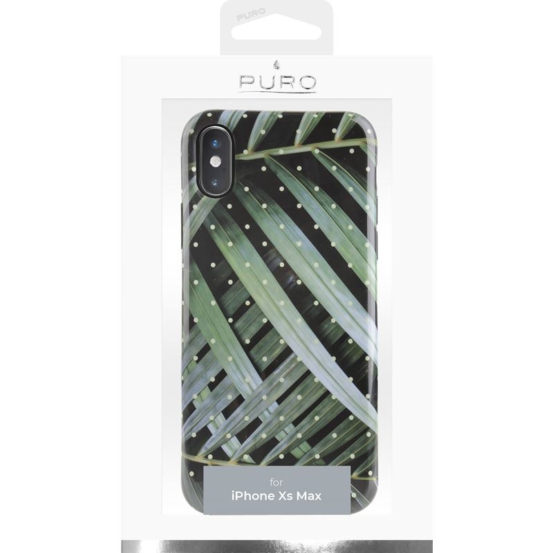 PURO Glam Tropical Leaves Apple iPhone Xs Max (Brilliant Leaves)