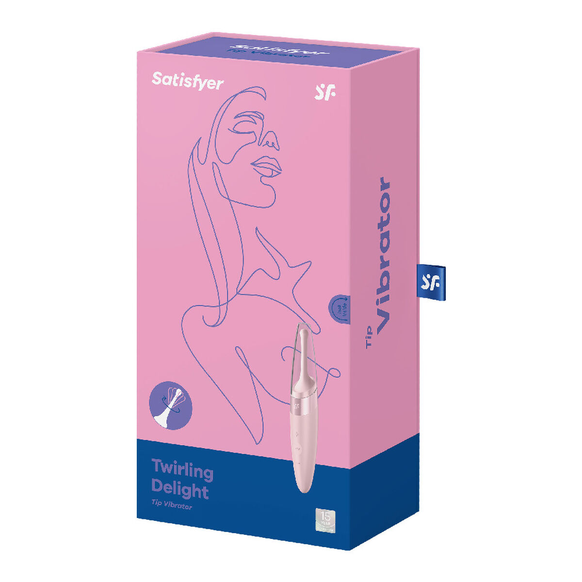 Gekrümmter Klitorisvibrator Satisfyer Rosa